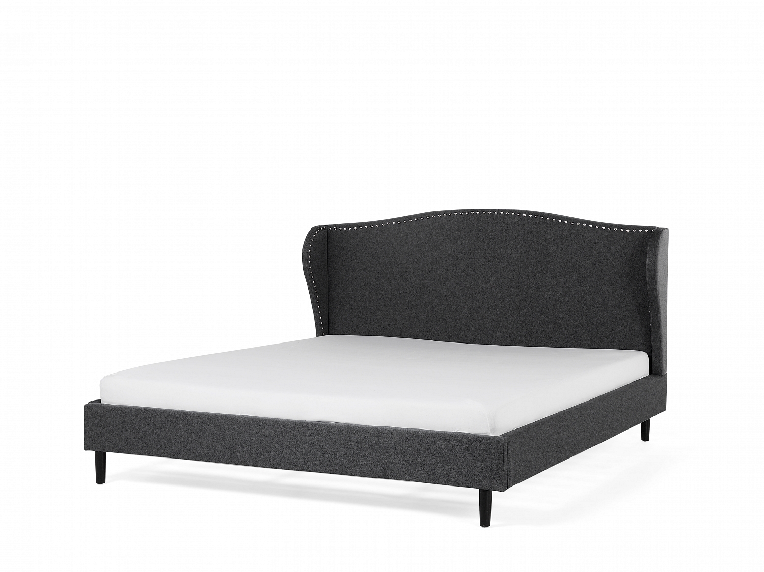 Upholstered Bed Frame Super King size 6ft Headboard Studs Glamour