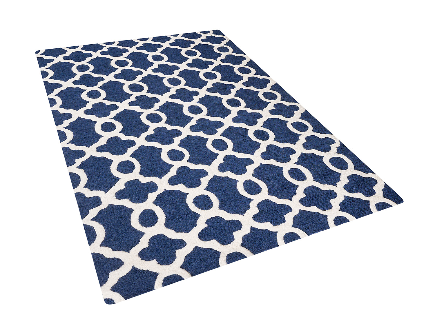 tapis bleu